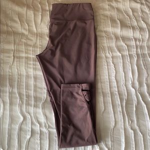 7/8 Length Mauve Purple Leggings